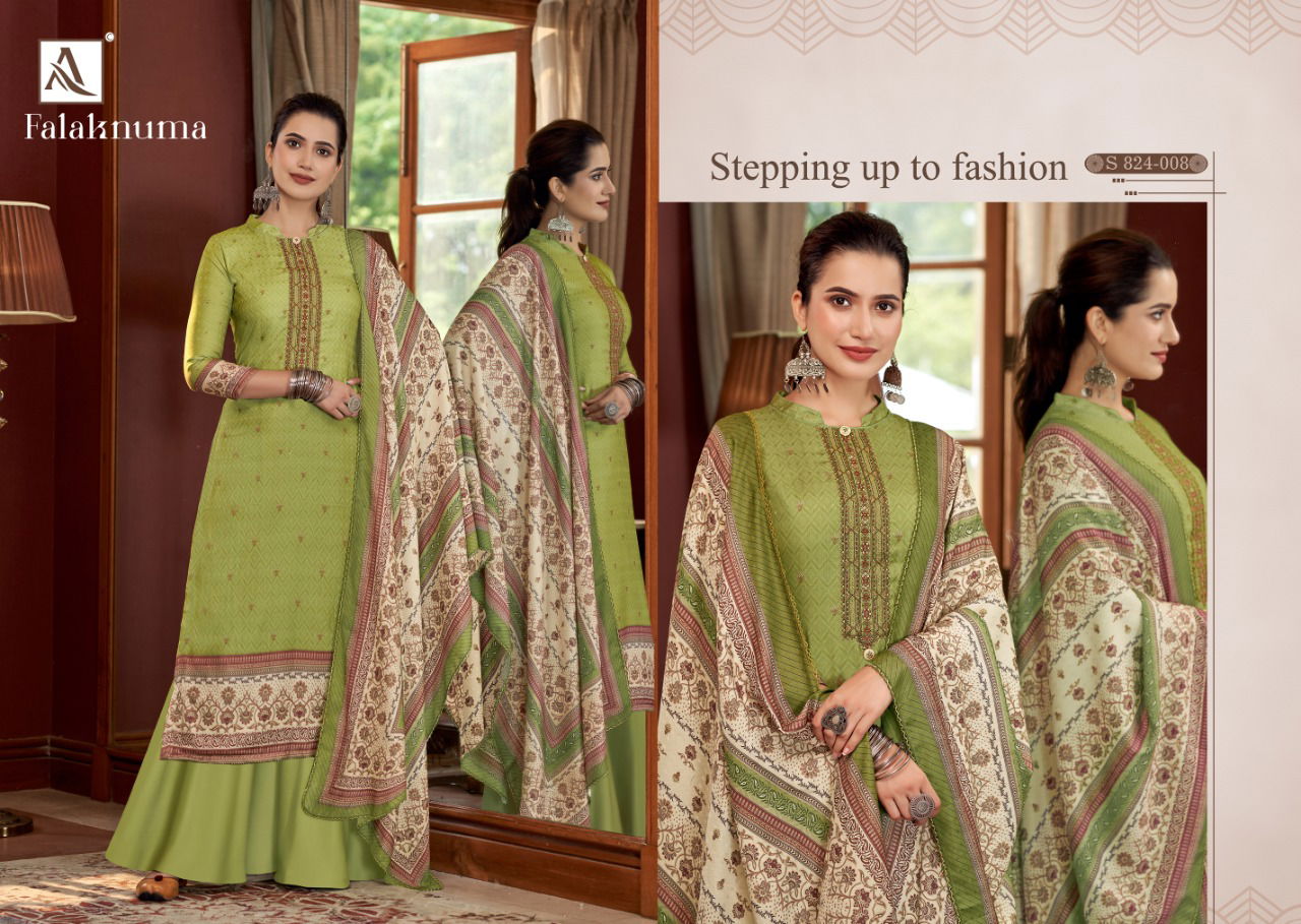 Alok Falaknuma Winter Casual Daily Wear Wool Printed Pashmina Collection